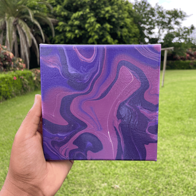 Purple swirls
