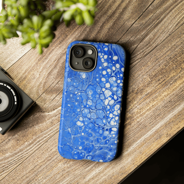 Blue Cells phone case