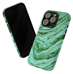 Emerald Hues Phone Case