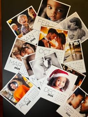 2025 Custom Photo Calendar Magnet Set