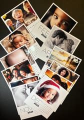 2025 Custom Photo Calendar Magnet Set