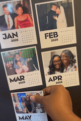 2025 Custom Photo Calendar Magnet Set