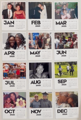 2025 Custom Photo Calendar Magnet Set
