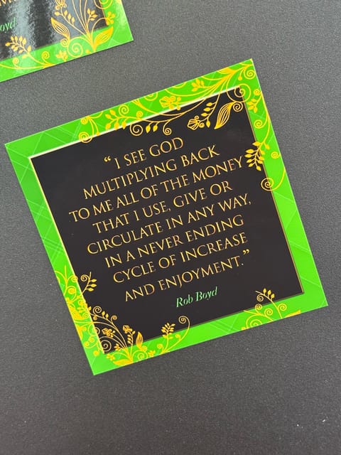 The Special "Rob Boyd" Wealth Affirmation Magnet