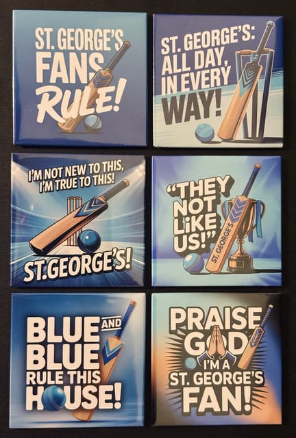 St. George's Cup Match Magnets