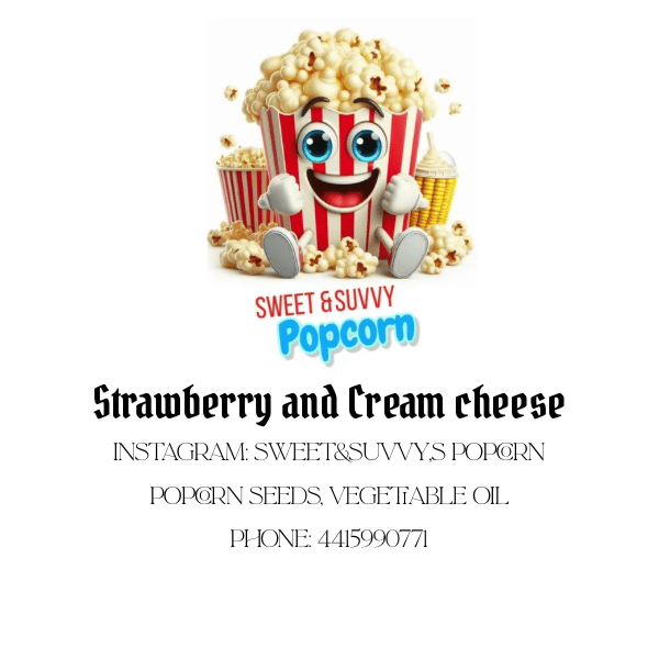 Strawberry & Cream popcorn
