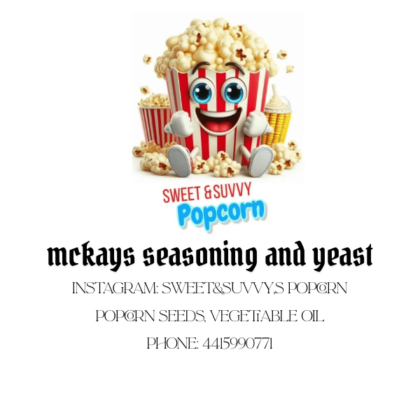 McKay’s seasoning, yeast and sugar