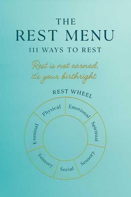 The Rest Menu – 111 Ways to Rest