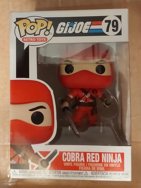 GI-Joe Cobra Red Ninja Funko Pop