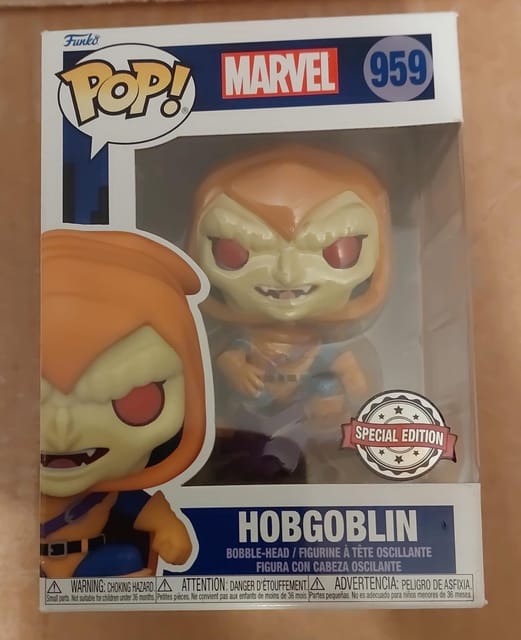 Marvel Spiderman Hob Goblin Funko Pop