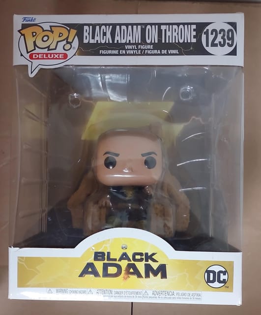 Black Adam on Throne Funko Pop