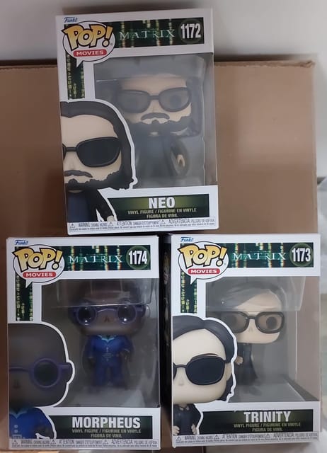 The Matrix - 3 Pack Collector's Set Funko Pops (3)