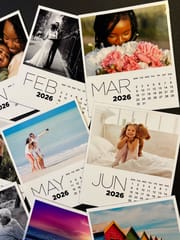 2026 Custom Photo Calendar Magnet Set