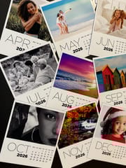 2026 Custom Photo Calendar Magnet Set