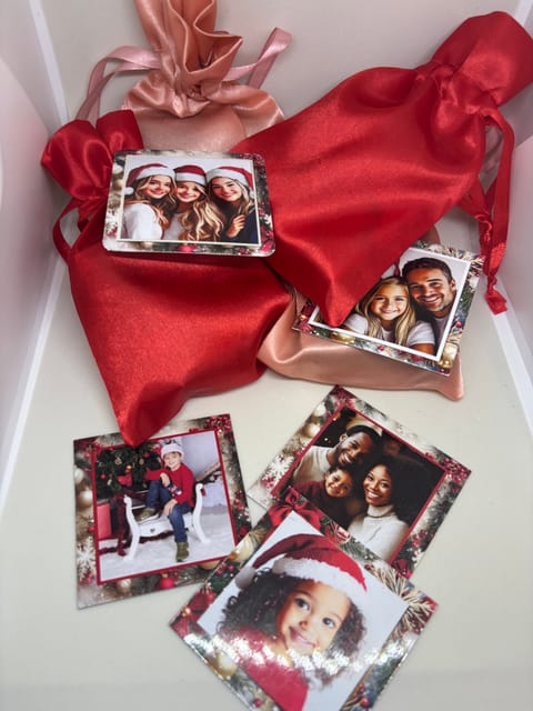 Custom Christmas Framed Photo Magnets