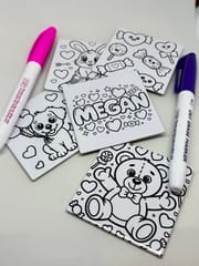 Valentines Dry Erase Coloring Magnets
