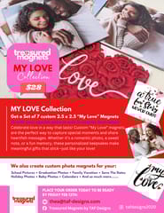 MY LOVE Collection - Custom Photo Magnets