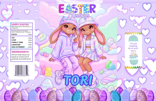 Customized Easter Bunny Bag